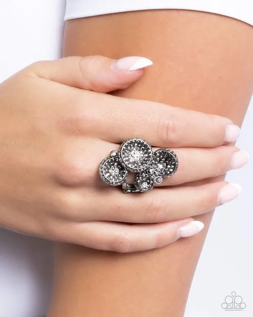 Paparazzi Jewelry Rings Paparazzi Ring Deluxe Discs Black