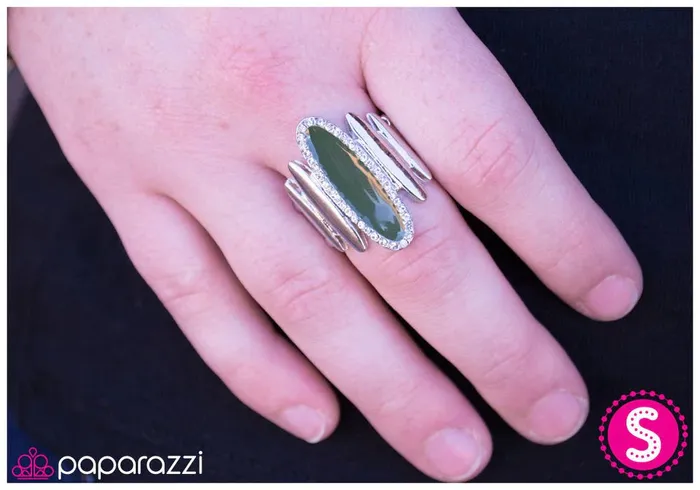 Paparazzi Jewelry Rings Paparazzi Ring Do Not Fence Me In Green