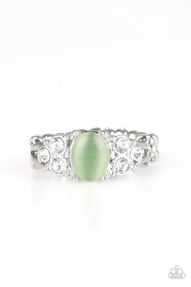 Paparazzi Jewelry Rings Paparazzi Ring Extra Sparktacular Green