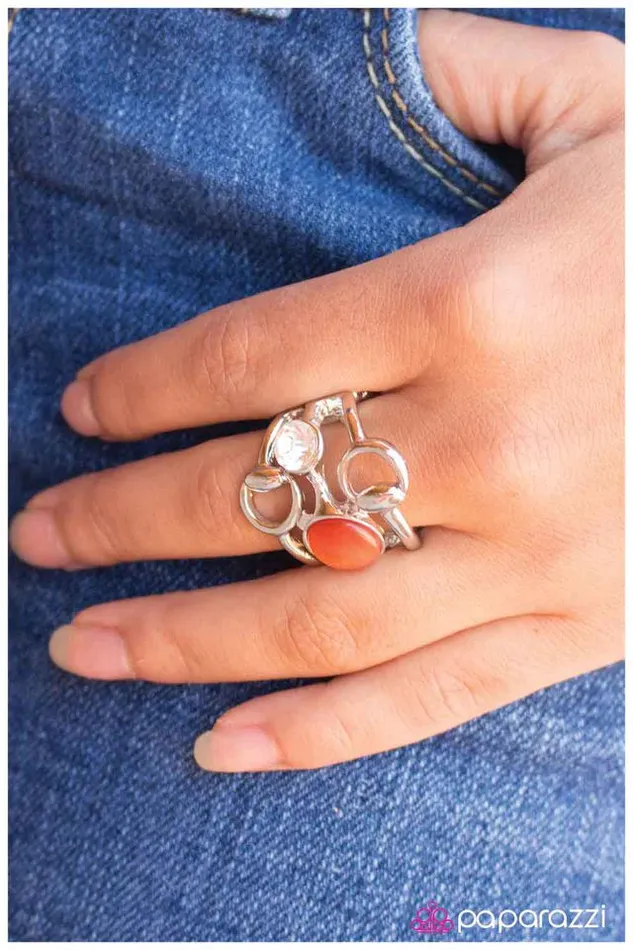 Paparazzi Jewelry Rings Paparazzi Ring In a RoundAbout Way Orange
