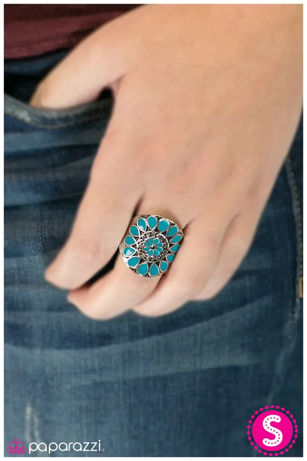 Paparazzi Jewelry Rings Paparazzi Ring Santa Ana Blue