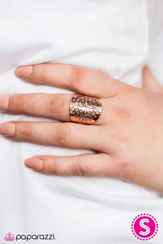 Paparazzi Jewelry Rings Paparazzi Ring Summer Hideaway Copper