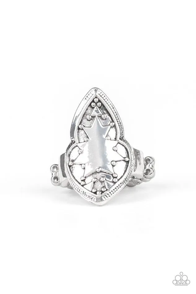 Paparazzi Jewelry Rings Paparazzi Ring Tribal Ware Silver