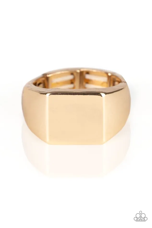 Paparazzi Jewelry Rings Paparazzi Ring Void Gold Paparazzi Jewelry Rings Paparazzi Ring Void Gold