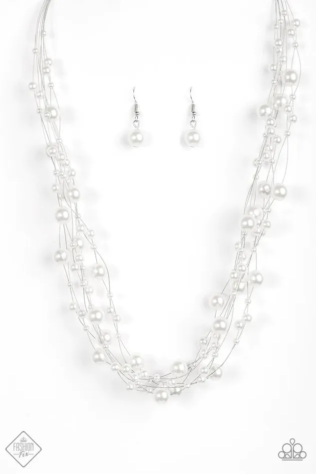 Paparazzi Necklace Absolutely FabYOUlous White Paparazzi Jewelry Necklaces