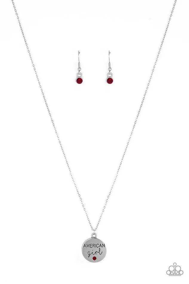 Paparazzi Necklace American Girl Red Paparazzi Jewelry Necklaces