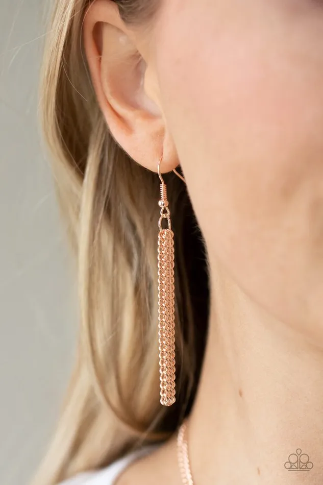 Paparazzi Necklace As MOON As I Can Rose Gold Paparazzi Jewelry Necklaces Paparazzi Necklace As MOON As I Can Rose Gold Paparazzi Jewelry Necklaces