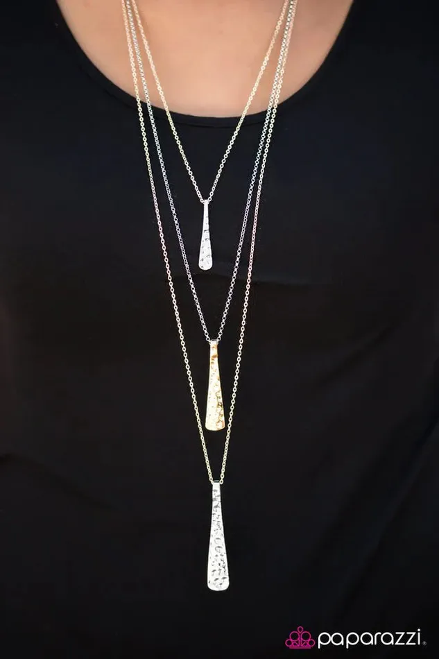 Paparazzi Necklace Batter Up Gold Paparazzi Jewelry Necklaces