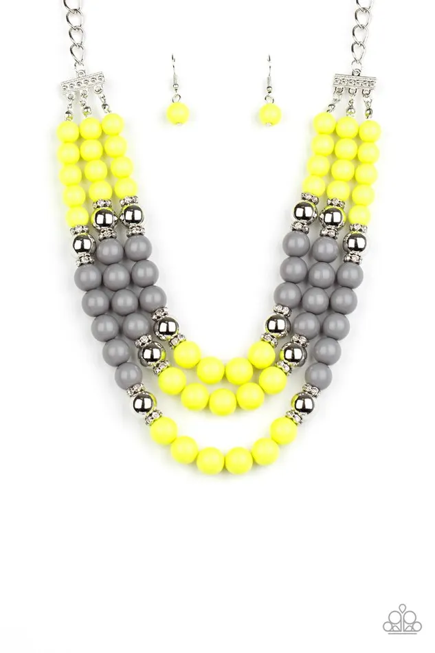 Paparazzi Necklace BEAD Your Own Drum Yellow Paparazzi Jewelry Necklaces Paparazzi Necklace BEAD Your Own Drum Yellow Paparazzi Jewelry Necklaces