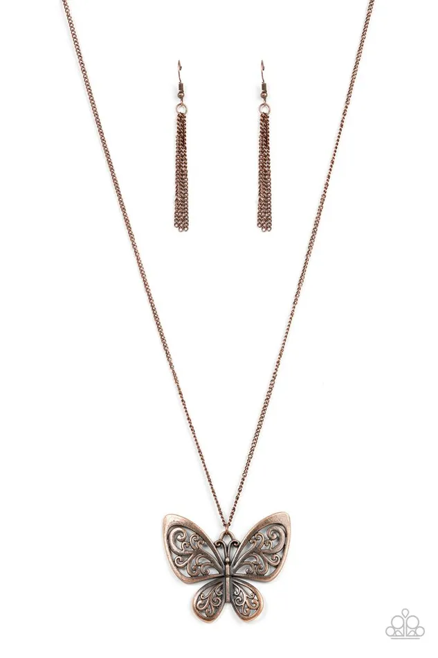 Paparazzi Necklace Butterfly Boutique Copper Paparazzi Jewelry Necklaces Paparazzi Necklace Butterfly Boutique Copper Paparazzi Jewelry Necklaces