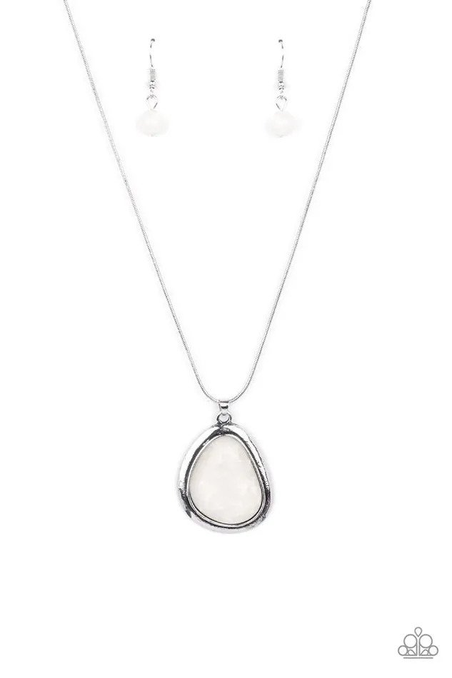 Paparazzi Necklace Canyon Oasis White Paparazzi Jewelry Necklaces Paparazzi Necklace Canyon Oasis White Paparazzi Jewelry Necklaces