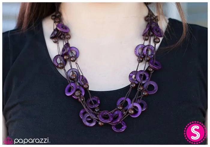 Paparazzi Necklace Catch and Release Purple Paparazzi Jewelry Necklaces