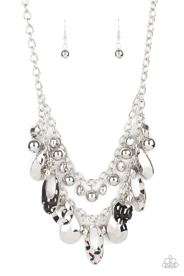 Paparazzi Necklace Extra Exhilarating Silver Paparazzi Jewelry Necklaces Paparazzi Necklace Extra Exhilarating Silver Paparazzi Jewelry Necklaces
