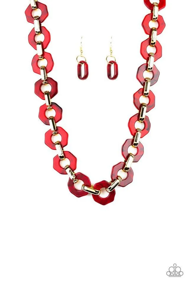 Paparazzi Necklace Fashionista Fever Red Paparazzi Jewelry Necklaces Paparazzi Necklace Fashionista Fever Red Paparazzi Jewelry Necklaces