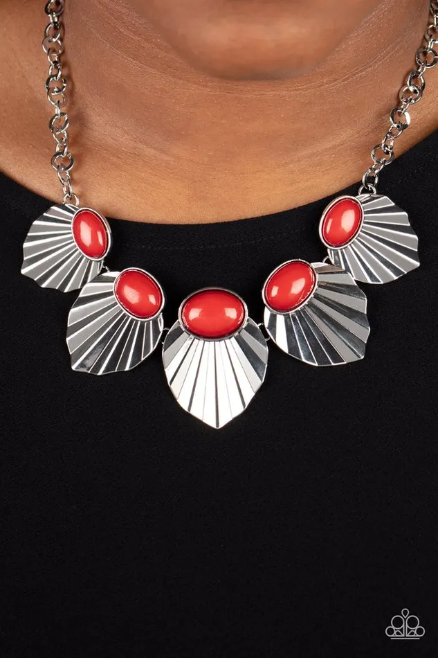Paparazzi Necklace Fearlessly Ferocious Red Paparazzi Jewelry Necklaces Paparazzi Necklace Fearlessly Ferocious Red Paparazzi Jewelry Necklaces