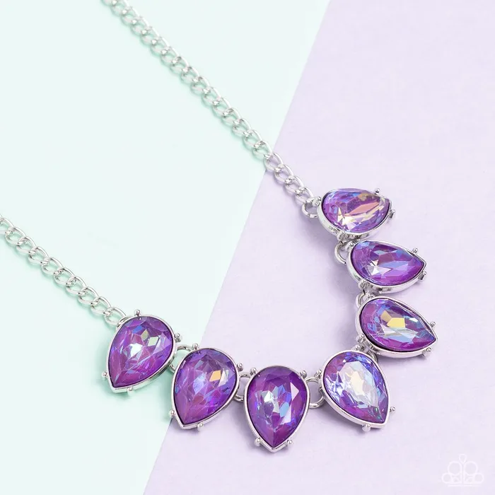 Paparazzi Necklace FLIRTY Dancing Purple Paparazzi Jewelry Necklaces Paparazzi Necklace FLIRTY Dancing Purple Paparazzi Jewelry Necklaces