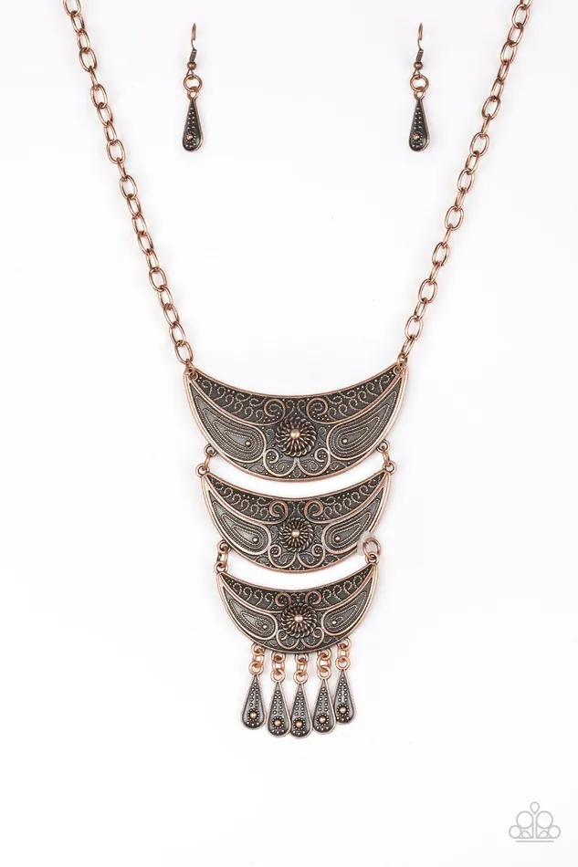 Paparazzi Necklace Go STEERCrazy Copper Paparazzi Jewelry Necklaces