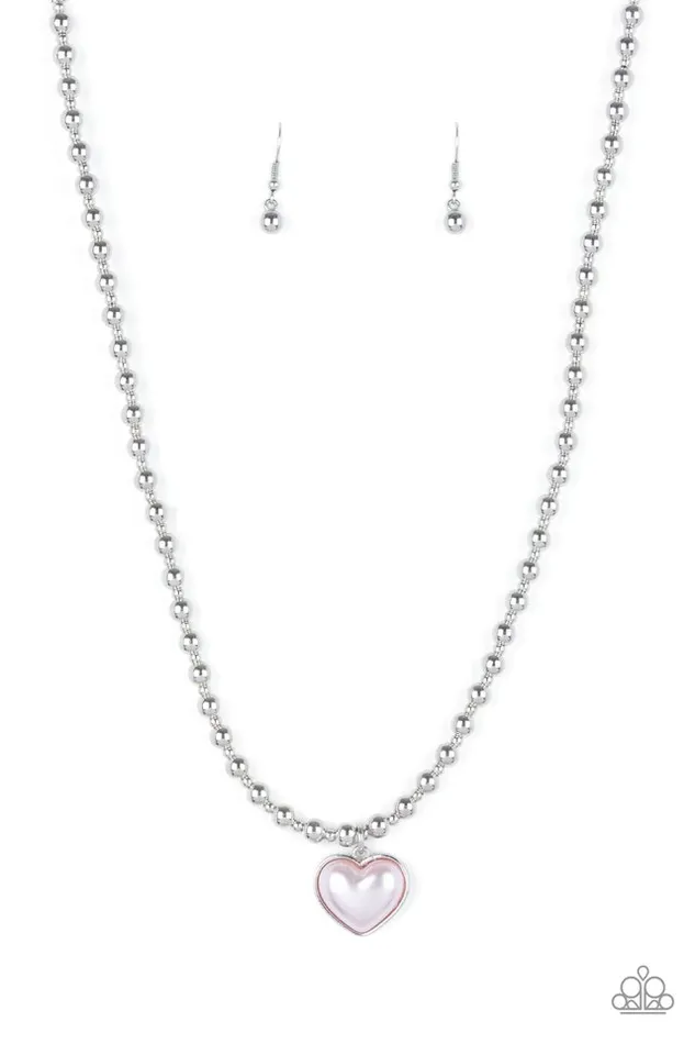 Paparazzi Necklace Heart Full of Fancy Pink Paparazzi Jewelry Necklaces Paparazzi Necklace Heart Full of Fancy Pink Paparazzi Jewelry Necklaces