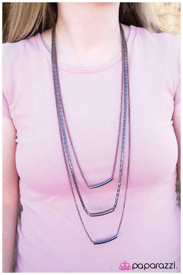 Paparazzi Necklace Im With the Band Copper Paparazzi Jewelry Necklaces