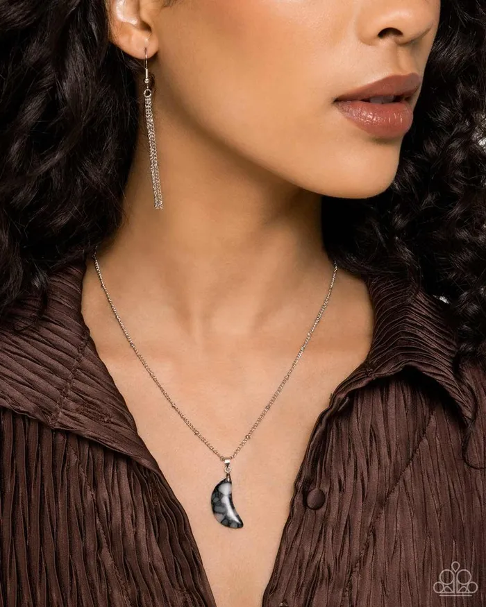 Paparazzi Necklace Lunar Lesson Black Paparazzi Jewelry Necklaces Paparazzi Necklace Lunar Lesson Black Paparazzi Jewelry Necklaces