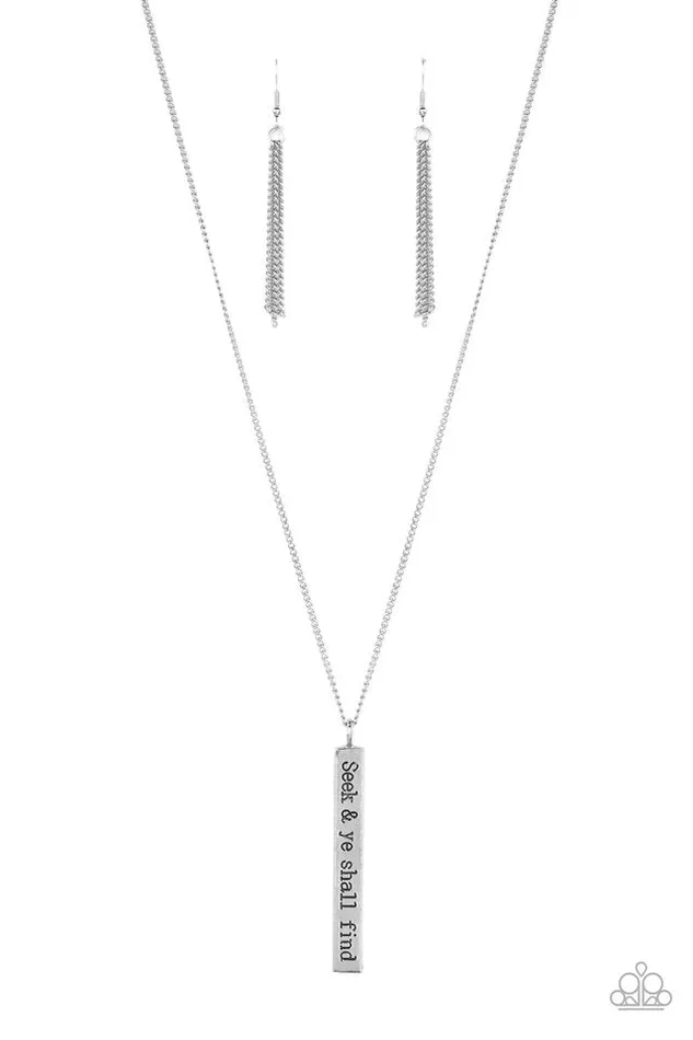 Paparazzi Necklace Matt 77 Silver Paparazzi Jewelry Necklaces Paparazzi Necklace Matt 77 Silver Paparazzi Jewelry Necklaces