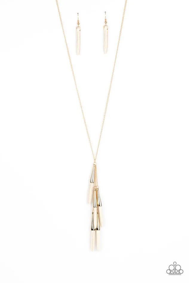 Paparazzi Necklace PRIMITIVE and Proper White Paparazzi Jewelry Necklaces Paparazzi Necklace PRIMITIVE and Proper White Paparazzi Jewelry Necklaces