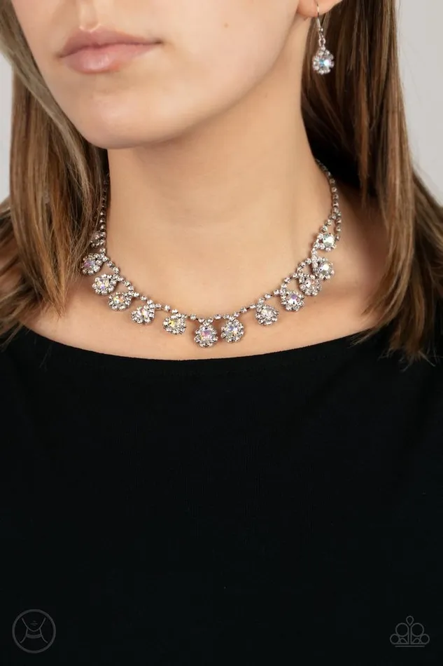 Paparazzi Necklace Princess Prominence Multi Paparazzi Jewelry Necklaces