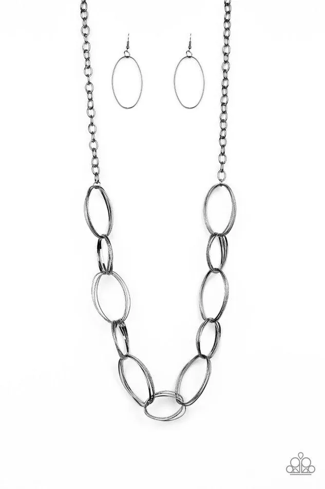 Paparazzi Necklace Ring Bling Black Paparazzi Jewelry Necklaces