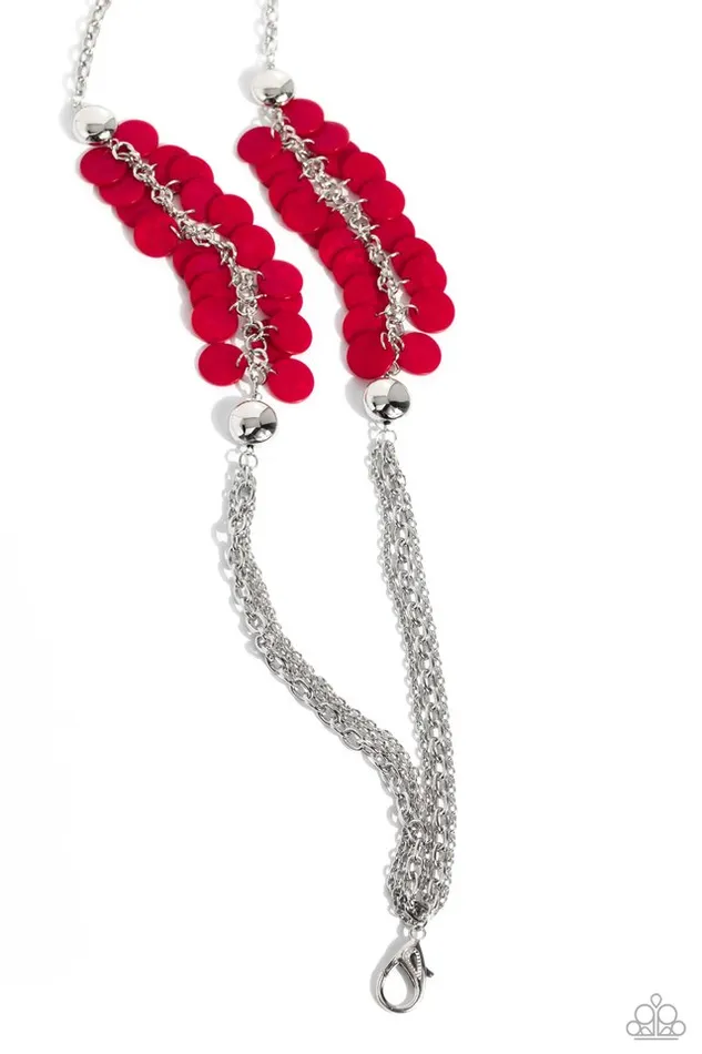 Paparazzi Necklace Shell Sensation Red Paparazzi Jewelry Necklaces Paparazzi Necklace Shell Sensation Red Paparazzi Jewelry Necklaces