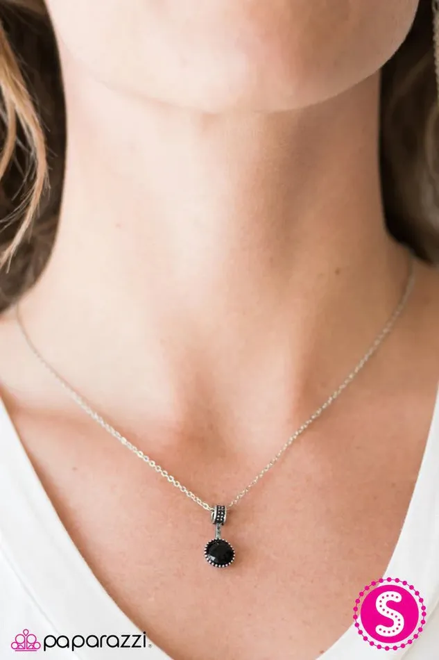 Paparazzi Necklace Spark In The Dark Black Paparazzi Jewelry Necklaces