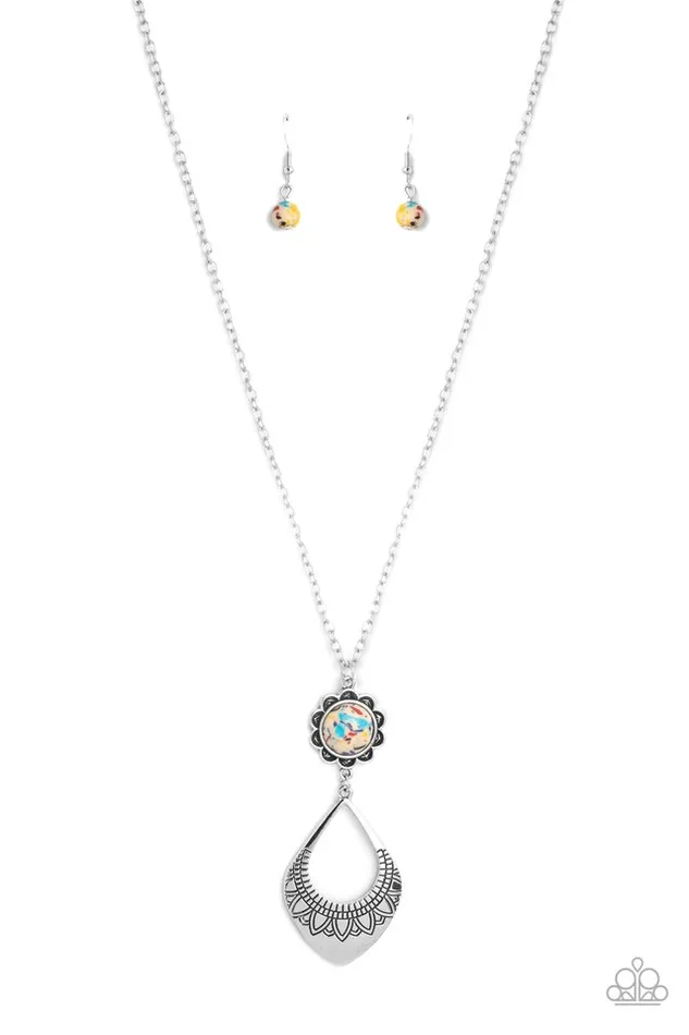 Paparazzi Necklace Stone TOLL Yellow Paparazzi Jewelry Necklaces