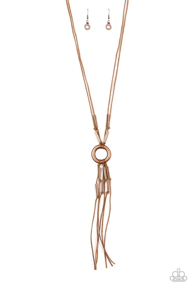 Paparazzi Necklace Tasseled Trinket Copper Paparazzi Jewelry Necklaces Paparazzi Necklace Tasseled Trinket Copper Paparazzi Jewelry Necklaces