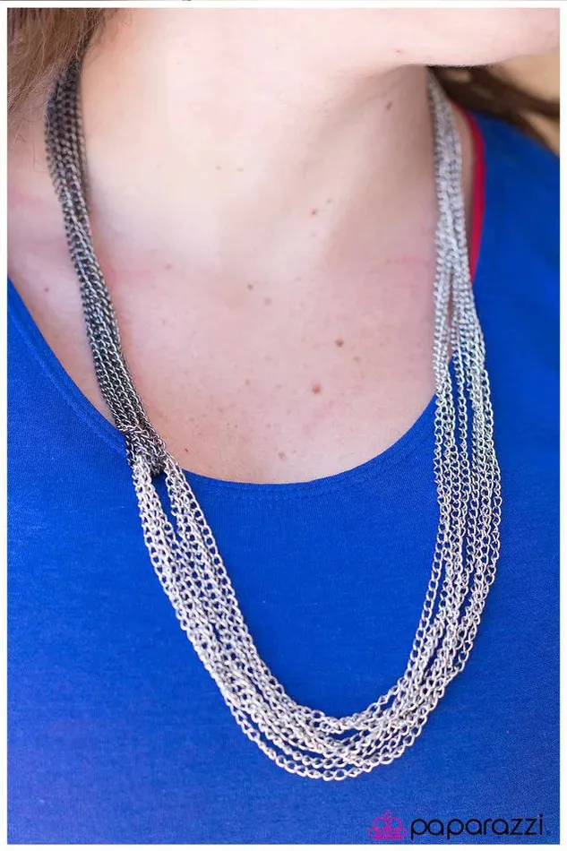 Paparazzi Necklace The Matchup Silver Paparazzi Jewelry Necklaces