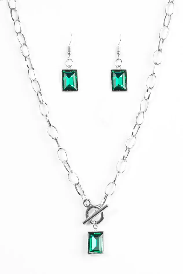 Paparazzi Necklace Wear It Like You Mean It Green Paparazzi Jewelry Necklaces