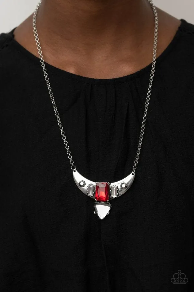 Paparazzi Necklace You the TALISMAN Red Paparazzi Jewelry Necklaces