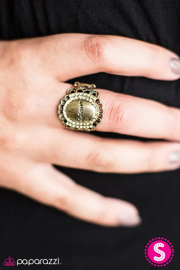 Paparazzi Ring Dream Like Theres No Tomorrow Brass Paparazzi Jewelry Rings