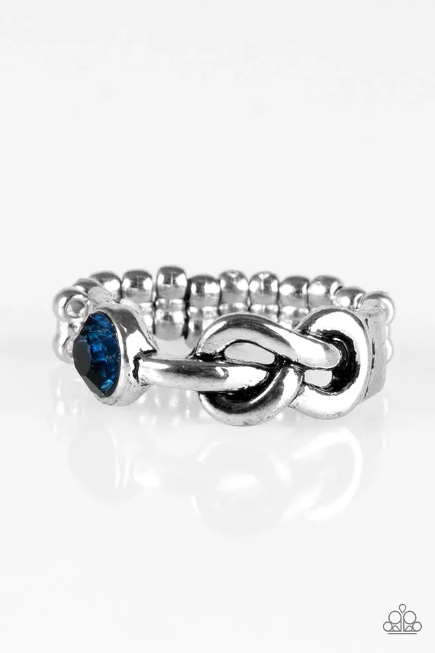 Paparazzi Ring Infinite POSHibilities Blue Paparazzi Jewelry Rings