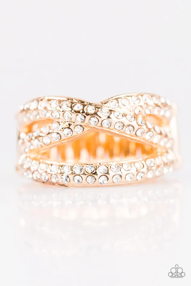 Paparazzi Ring Take The CACHE Gold Paparazzi Jewelry Rings