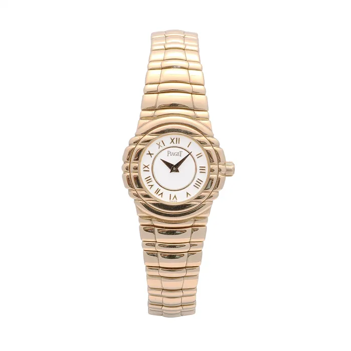 Piaget Tanagra Watch 18K Yellow Gold Ladies 25mm Quartz Preowned Piaget PreStyled Sets Piaget Tanagra Watch 18K Yellow Gold Ladies 25mm Quartz Preowned Piaget PreStyled Sets