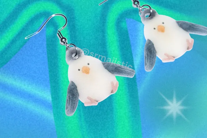 READY TO SHIP Jellycat Chip Seagull Plush 2D Cute Handmade Earrings Sam Makes Things Earrings READY TO SHIP Jellycat Chip Seagull Plush 2D Cute Handmade Earrings Sam Makes Things Earrings