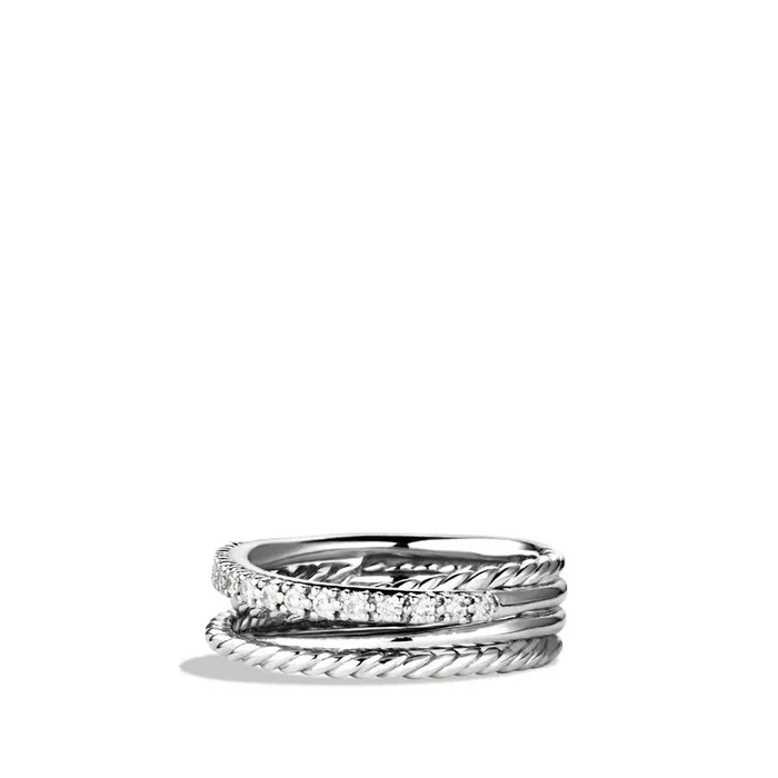 Rings David Yurman David Yurman Narrow Crossover Ring