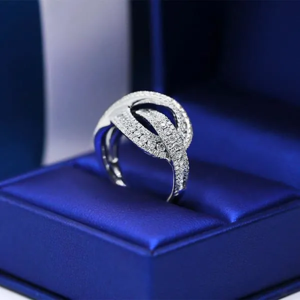 Rings Diamond Source NYC Natural Round Brilliant Diamond Fashion Ring Set in 18K White Gold 130ct tw Rings Diamond Source NYC Natural Round Brilliant Diamond Fashion Ring Set in 18K White Gold 130ct tw