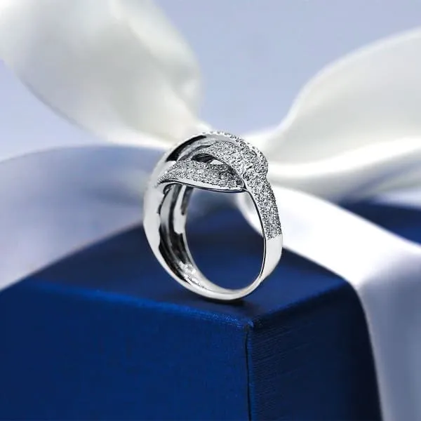 Rings Diamond Source NYC Natural Round Brilliant Diamond Fashion Ring Set in 18K White Gold 130ct tw Rings Diamond Source NYC Natural Round Brilliant Diamond Fashion Ring Set in 18K White Gold 130ct tw