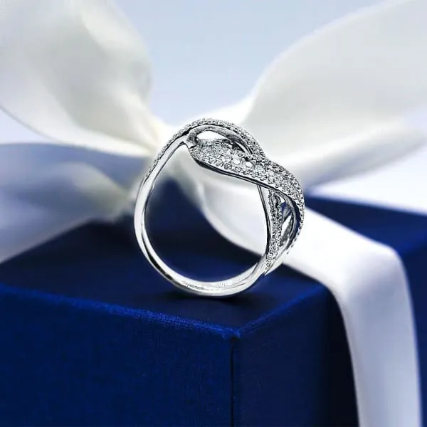 Rings Diamond Source NYC Natural Round Brilliant Diamond Fashion Ring Set in 18K White Gold 130ct tw Rings Diamond Source NYC Natural Round Brilliant Diamond Fashion Ring Set in 18K White Gold 130ct tw