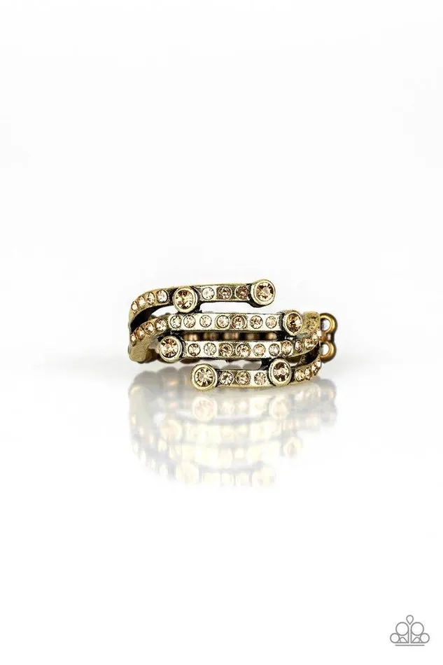 Rings Paparazzi Jewelry Paparazzi Ring Casino CACHE Brass