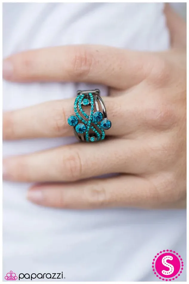 Rings Paparazzi Jewelry Paparazzi Ring Dont Forget To Sparkle Blue