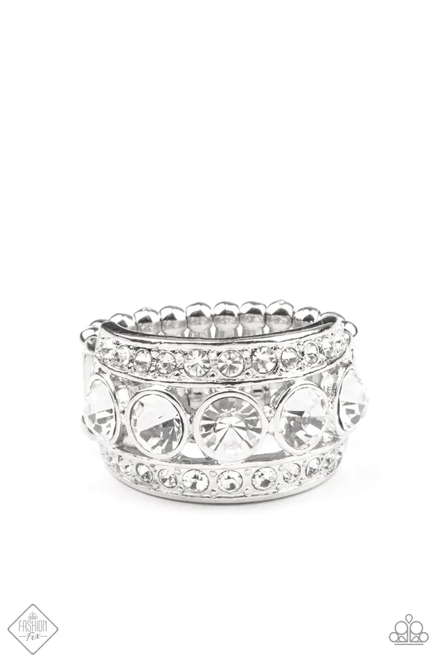 Rings Paparazzi Jewelry Paparazzi Ring Fashion Fix Feb 2021 Princess Pedigree White Rings Paparazzi Jewelry Paparazzi Ring Fashion Fix Feb 2021 Princess Pedigree White