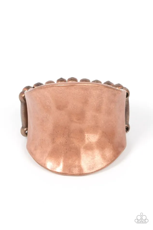 Rings Paparazzi Jewelry Paparazzi Ring Hammer Down Copper Rings Paparazzi Jewelry Paparazzi Ring Hammer Down Copper