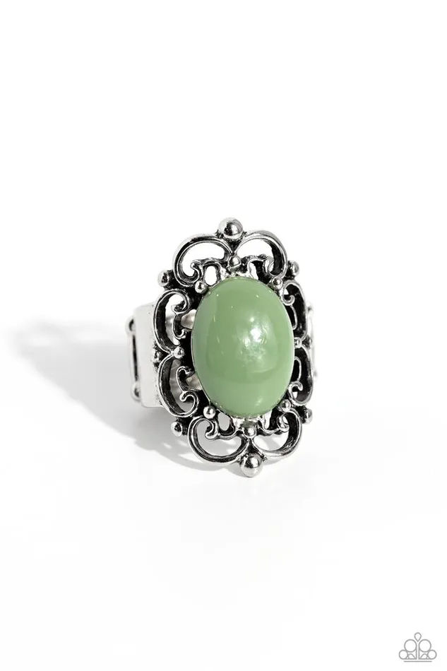 Rings Paparazzi Jewelry Paparazzi Ring Happily EVERGLADE After Green Rings Paparazzi Jewelry Paparazzi Ring Happily EVERGLADE After Green