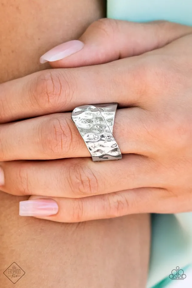 Rings Paparazzi Jewelry Paparazzi Ring Hidden Troves Silver
